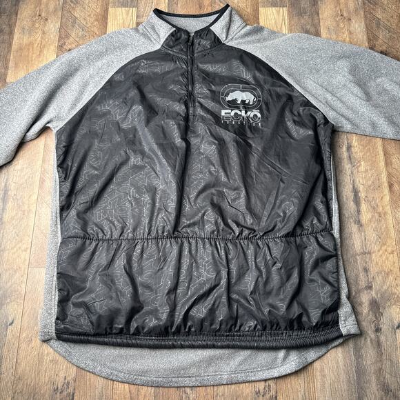 Ecko Function Jacket Men's Size 3XL Black 1/4 Zip Fleece Softshell Athletic 5269 - Picture 4 of 13